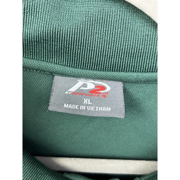 Miami Hurricanes Shirt Mens XL Polo Golf Green Orange Canes Football The U - Picture 4 of 8